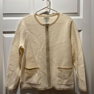 Classic Elements Wool Zip Up Sweater​​​​​​​